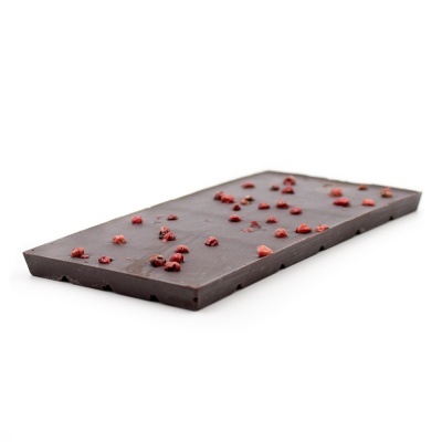 Tablete de Chocolate Negro 70% com Pimenta Rosa