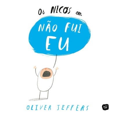 Capa de livro com ilustração e texto Não Fui Eu