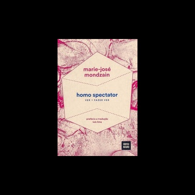 Capa de livro rosa e bege com texto e padrão hexagonal