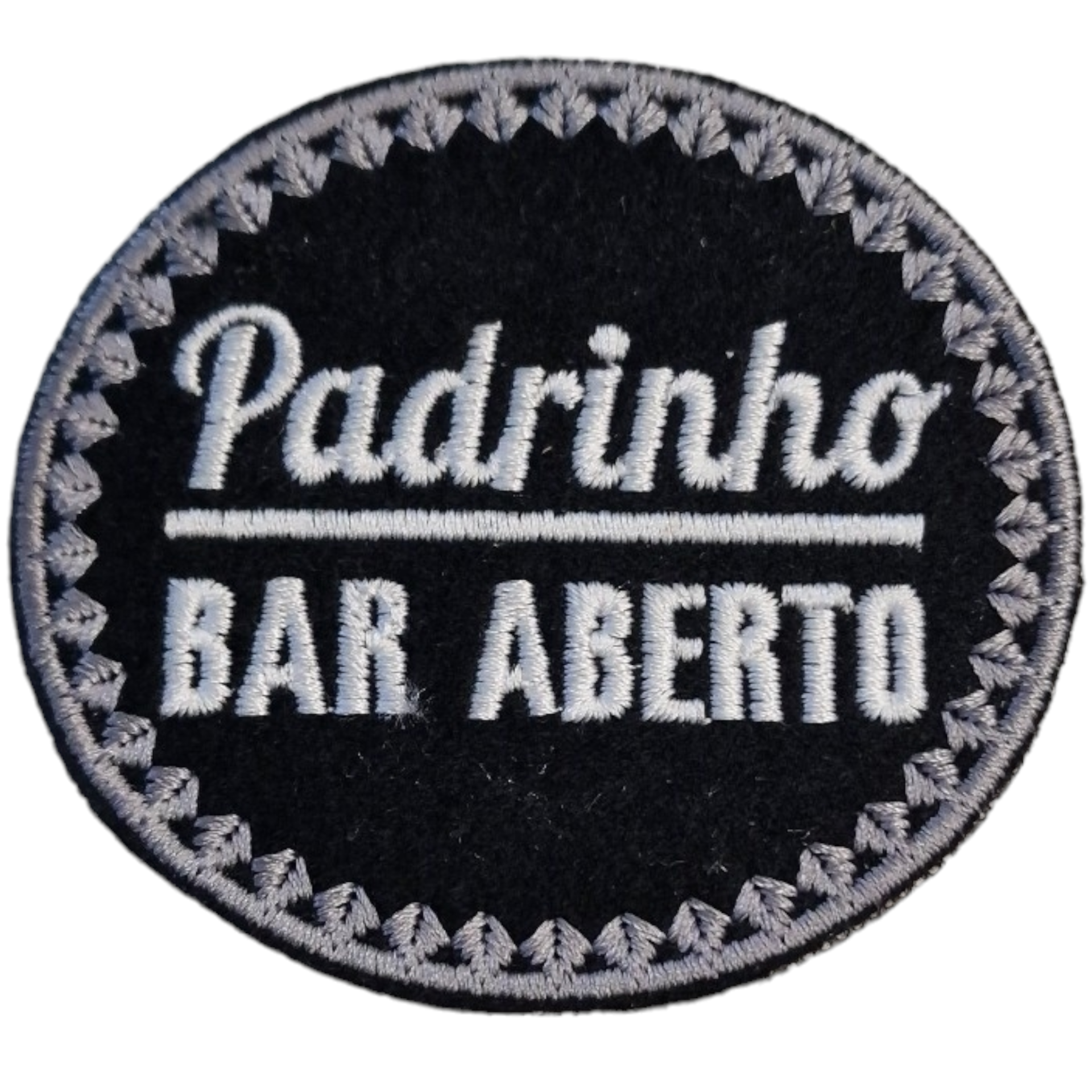 Emblema Padrinho - bar aberto