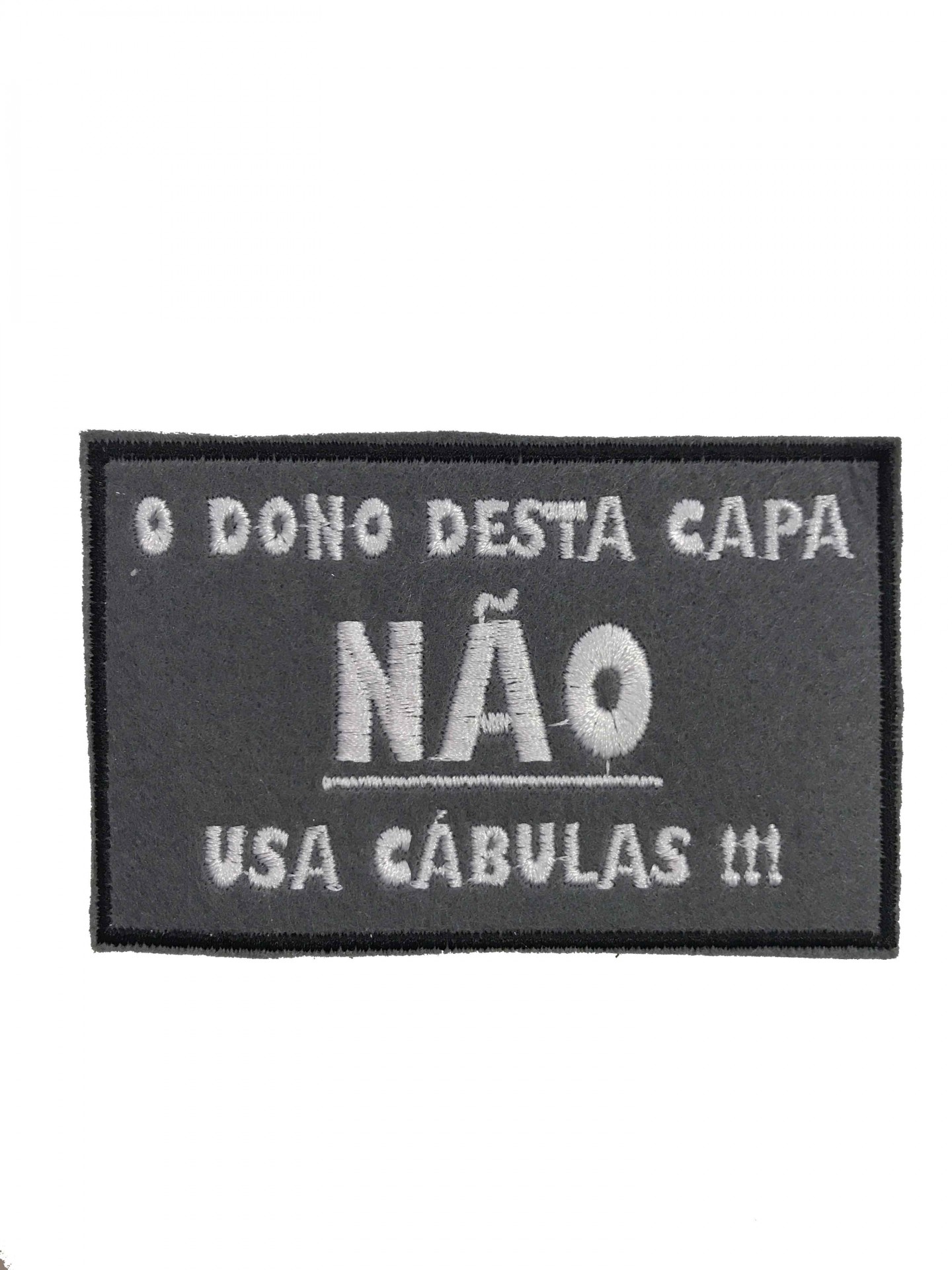 Emblema "Não usa cábulas"