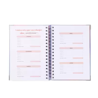 Agenda Office 2025-26 Semanal 18 meses - Vivendo com estilo