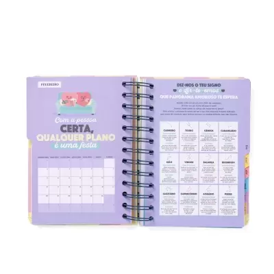 Agenda Wonder pequena 2025-26 Diária - Grande dia à vista