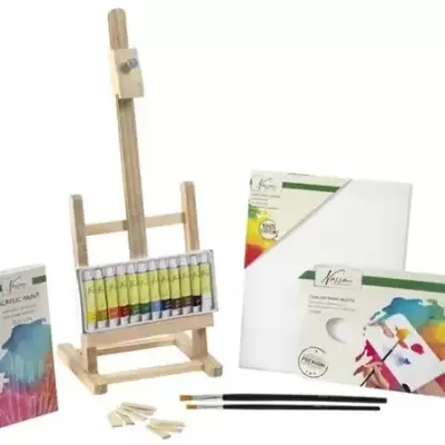 Cavalete Mesa Madeira Com Acessórios Bon Yoyage