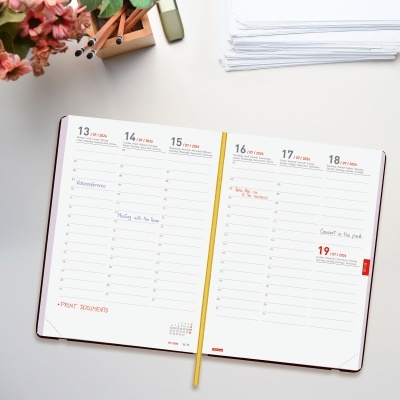 Agenda Semanal 18 Meses 2025/2026 Girl