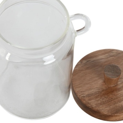 Frasco Vidro com tampa e colher