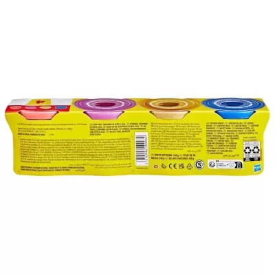 Plasticina Metálica Play-Doh 4 Potes 340gr