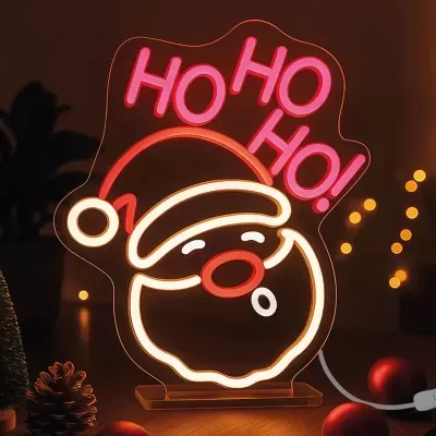 Sinal Luminoso Neon Led Pai Natal LEGAMI