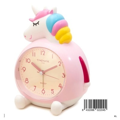 Relógio Despertador criança Unicórnio