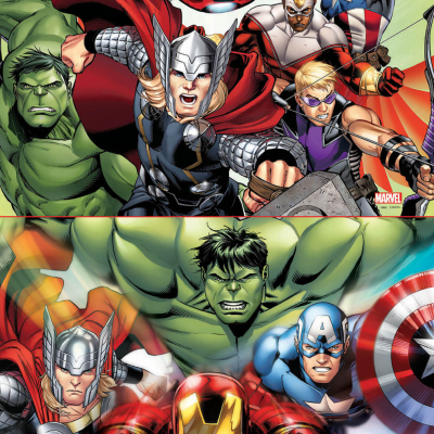 Puzzle 2 × 48 Peças Avengers Marvel EDUCA