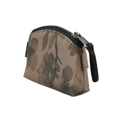 Porta moedas GV175 Floral Taupe L14
