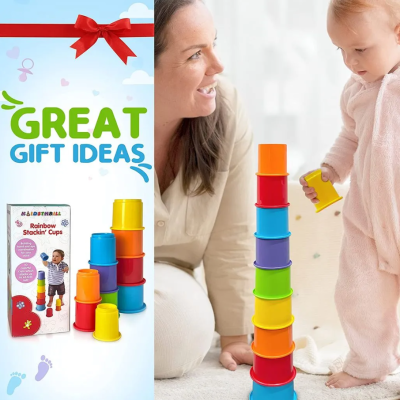 Conjunto 10 copos de Encaixe +12 meses