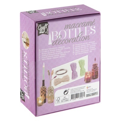 Macramé Decoração Garrafas/Velas/Vasos