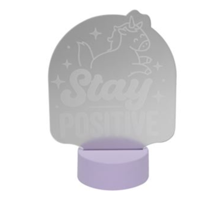 Luz de Presença Néon - Stay Positive