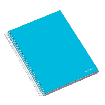 CADERNO ESPIRAL CAPA DURA A4 PAUTADO AMBAR SCHOOL