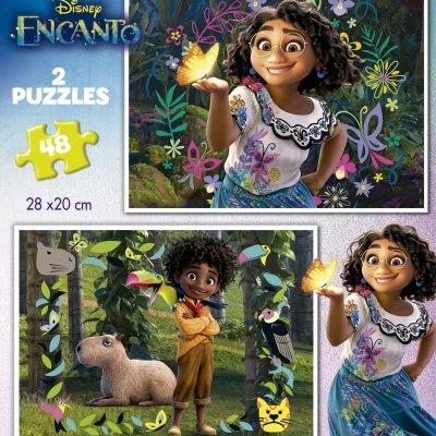 Puzzle 2×48 peças Encanto Disney EDUCA
