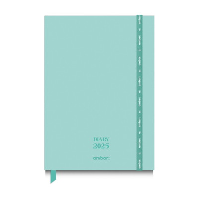 Agenda Diária A5 Ambar Pastel 2025