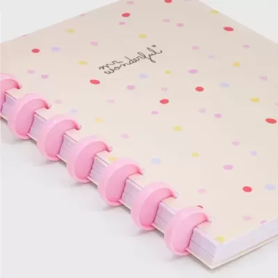 Caderno A5 Mr Wonderful Bolinhas