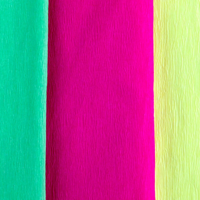 PAPEL CREPE LIDERPAPEL AMARELO FLUORESCENTE