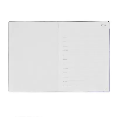 Agenda Diária Grande 2026 Future Dusk