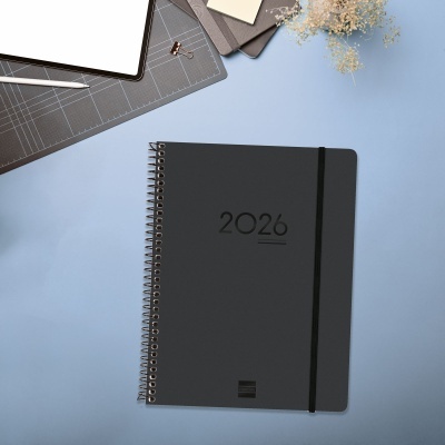 Agenda 16 meses Semanal 2025/2026 Preta