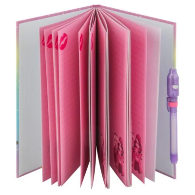 Diário com caneta Mágica