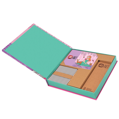 Conjunto para Pintura com Lápis de Cor, Princesa