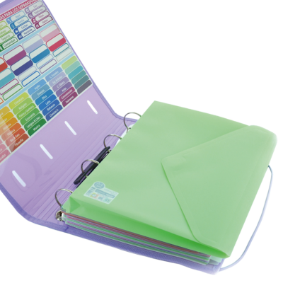 ENVOLOPE A4+ VELCRO BLUSH PASTEL