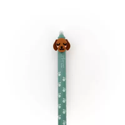 Caneta de apagar - Cão salsicha