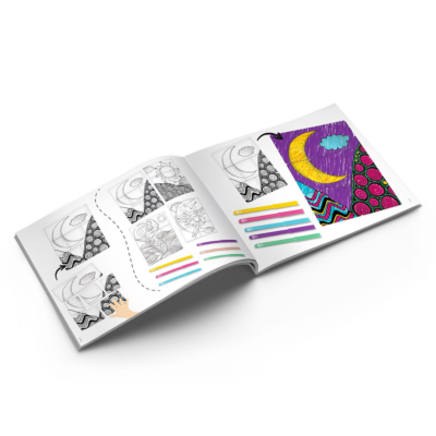 Conjunto de Pintura com Lápis de Cera, As Art, Fantasia