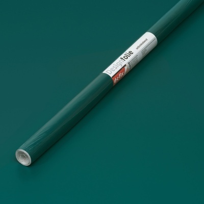 Película Adesiva D-C-Fix Liso Brilhante 45cm x 2m Verde Azulado real