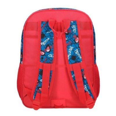 Mochila Adap. 40Cm 2 Compartimentos Spiderman Authentic