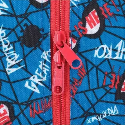 Mochila Adap. 40Cm 2 Compartimentos Spiderman Authentic