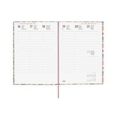 Agenda 12 meses Semanal 2026 Camila