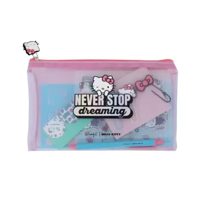 Conjunto de escrita Hello Kitty x Mr. Wonderful - Never stop dreaming