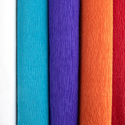 PAPEL CREPE FLORISTA 50CMX2,5M VERMELHO