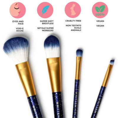 Set 4 Pincéis Maquilhagem Stars LEGAMI