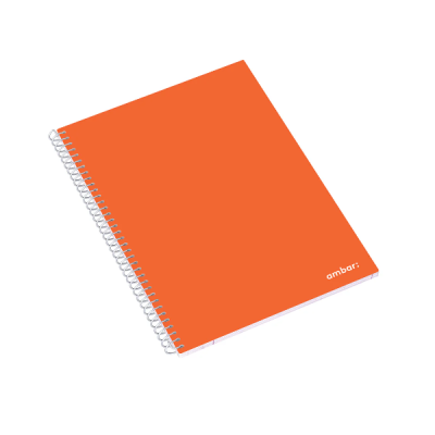 CADERNO ESPIRAL A5 QUADRICULADO AMBAR SCHOOL
