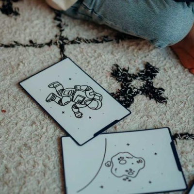 BLOCO DE DESENHO COM ILUSTRAÇÕES GALÁXIA