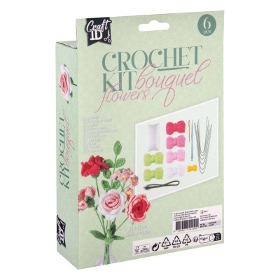 Kit Crochet Boquet Flores