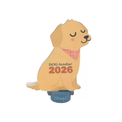 Calendário 2026 Suporte - Cão