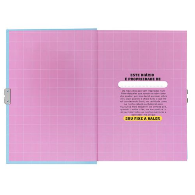 Diário Pessoal com Cadeado - Era Uma Vez... O Meu Mundo