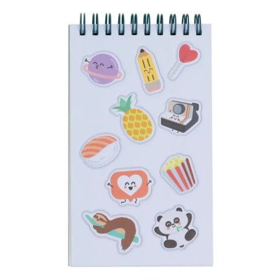 Bloco de autocolantes para animar apontamentos