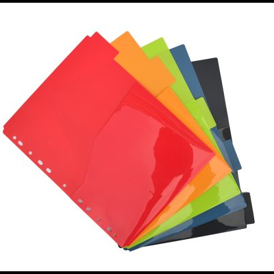 CONJ. 5 SEPARADORES A4 C/ BOLSA