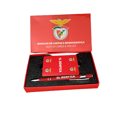 SL Benfica Conjunto Cartas + Esferográfica