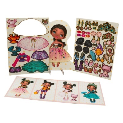 BONECA PARA VESTIR MAGNÉTICA PRINCESS