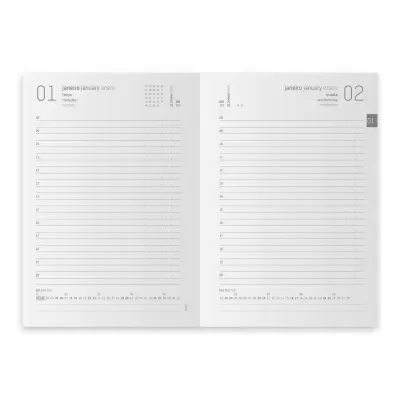 AMBAR Agenda Diária A5 2026 Classic