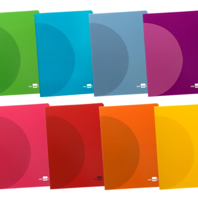 CADERNO AGRAFADO A4 QUADRICULADO 360 LIDER PAPEL CAPA PLASTICO 90G