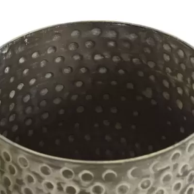 Floreira Alumío Patinado Verde 17x17x13