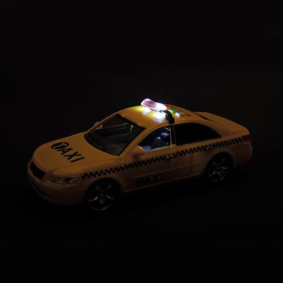 Carro Táxi fricção com luz e som